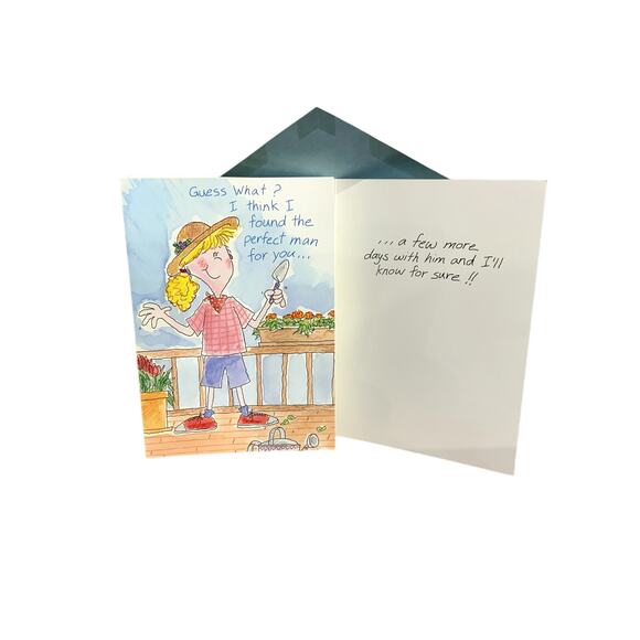 42 New Funny Vintage Characters Love Relationships Birthday Greeting Cards Env - Picture 9 of 10